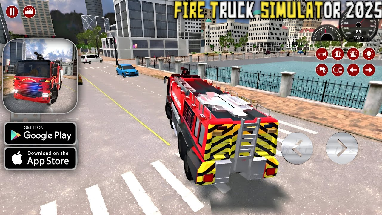 Fire Truck Simulator 2025 Gameplay Walkthrough (Android/iOS)