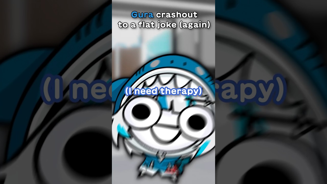 Gura Crashout To A Flat Joke (Again)