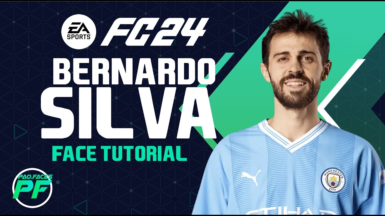 EA FC 24 BERNARDO SILVA FACE Pro Clubs CLUBES PRO Face Creation