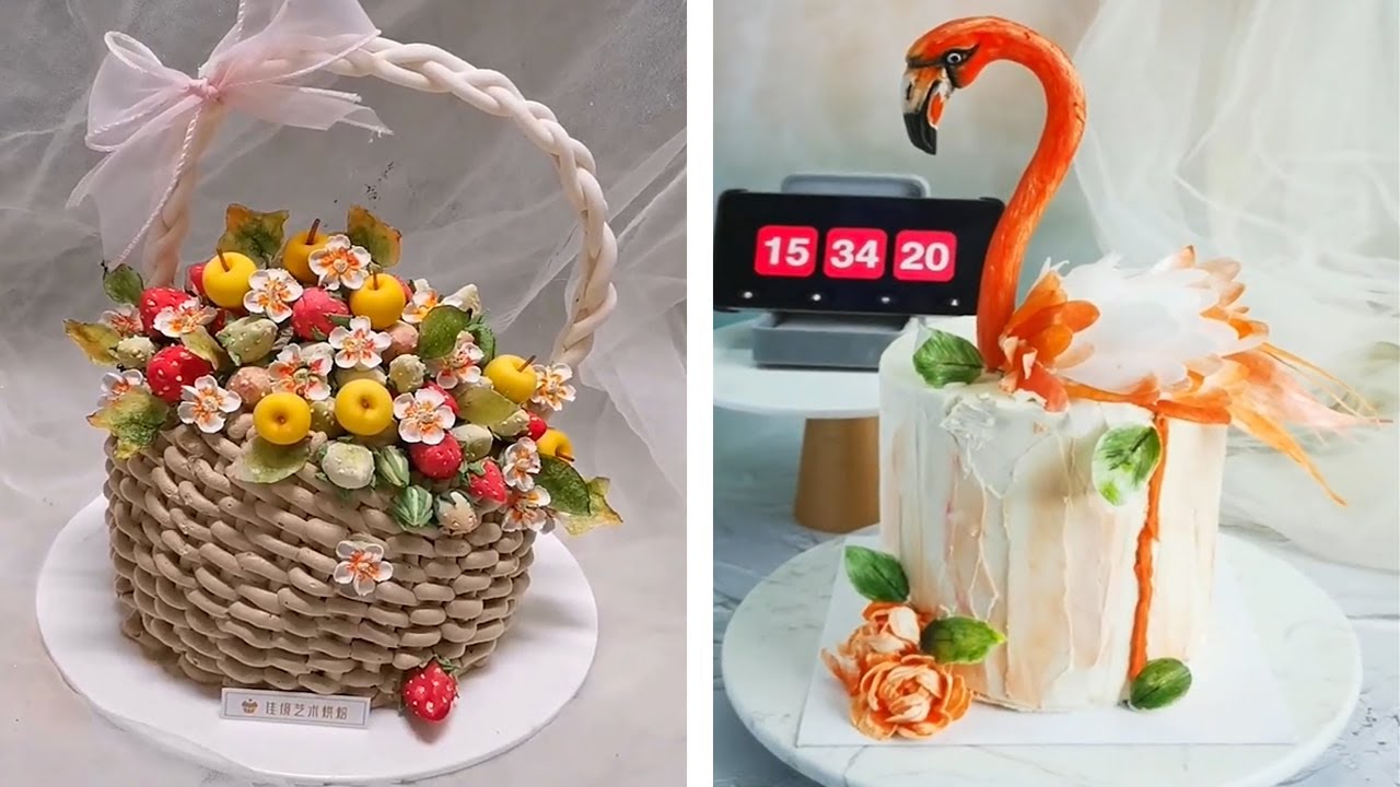 Best Flower Cake Decorating Tutorial Creative Cake Decorating Shorts