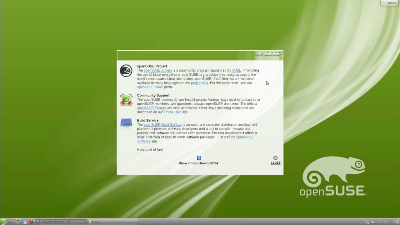 Opensuse vs. Opensuse.