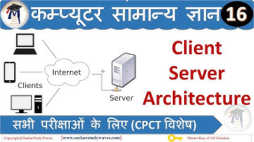 16- Client-Server Architecture - Client Process and Server Process- Computer Basic Series in Hindi