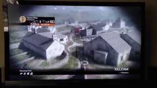 CoD: Ghosts across the map throwing knife kill