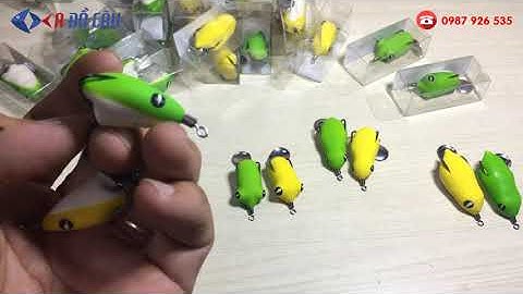 Tổng hợp 4 mẫu nhái hơi câu cá lóc cực nhạy