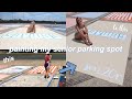 senior parking spot vlog | class of 2020