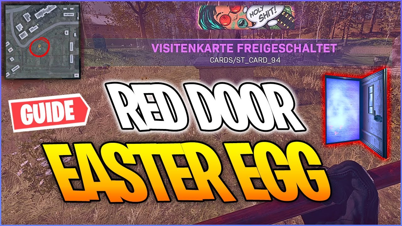 NEU Warzone RED DOOR EASTER EGG DE GUIDE Season 5 Reloaded Neue