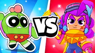 SHELLY SQUAD BUSTERS vs SPIKE DIBUJO ANIMADO😏¿CUÁL ES MEJOR?