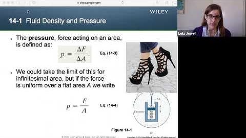 phys3A ch14.1 Fluid Density & Pressure