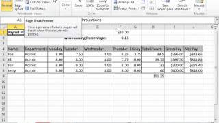 Excel 2010 Tutorial Using Page Break Preview Microsoft Training Lesson 9.1 Excel 2013 Tutorial Using Page Break Preview Microsoft Training Lesson 9 1