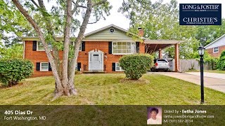 Sale: 5 Beds - 2 Baths - 1392 sq ft - Fort Washington - MD [$400,000] MLS #: MDPG2005540