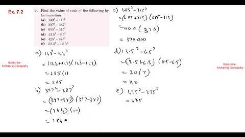 Q.No. 9 | Exercise 7.2 | Factorization | Class 8 | Chapter 7 | Macmillan CPA