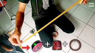 🔴 CARA MEMBUAT SENDAREN LAYANGAN DARI PITA KADO - AUTO NGOROK