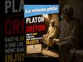 La Minute Philo : faut-il obéir aux lois injustes ? (Platon, Criton) #bacdephilo #philosophie