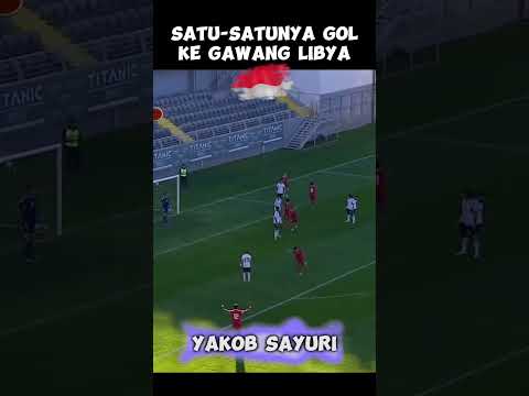 Gol Yakob Sayuri ke Gawang Libya