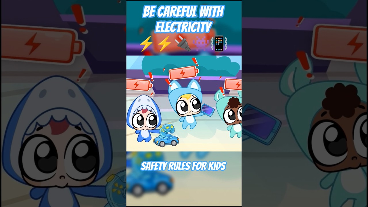 If You Need to Charge a Gadget, Ask an Adult for Help! 👶📱 Kids Safety Rules