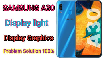 Samsung A30 Display Light Problem Solution | Samsung A30s No Graphics No light Repairing
