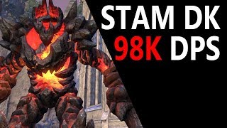 Stamina Dragonknight 98k DPS Parse Target Dummy - Scalebreaker PTS