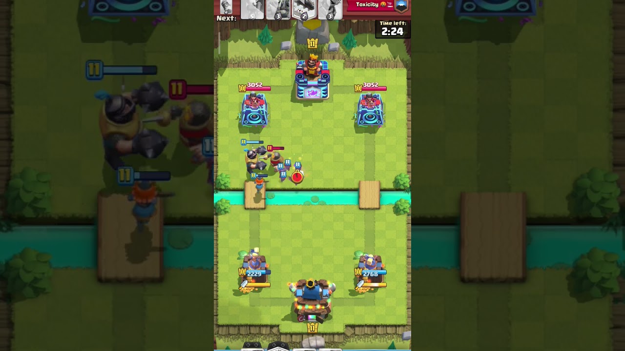 A friendly challenge made him give up 🏆🏆 clash royale 