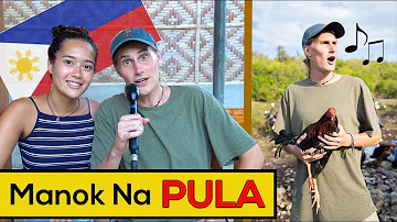 Foreigners sing MANOK NA PULA (Cover Song & Music Video) PARODY