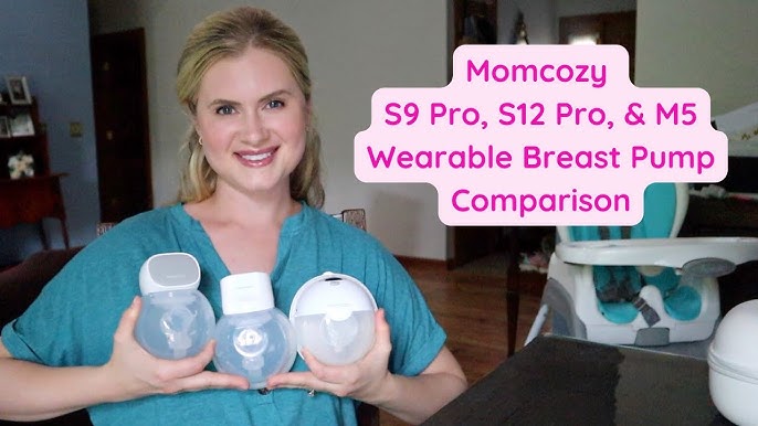 Momcozy Muse 5 Wirelss Breast Pump Hands free, Wearable Breast Pump, Green  1 Pack 