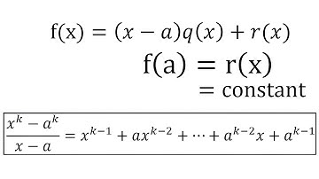 Polynomial Remainder Theorem: Elementary Proof