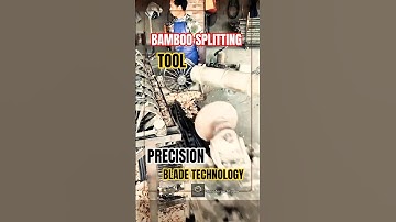 Precision Bamboo Splitting Tool with Blade Technology