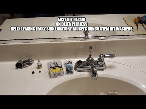 Easy Diy Faucet Repair On Delta Peerless Delex Leaking Leaky Sink