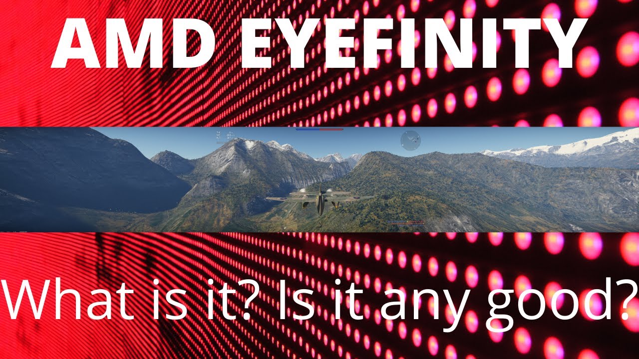 AMD Eyefinity  5440x900 (War Thunder Demo)