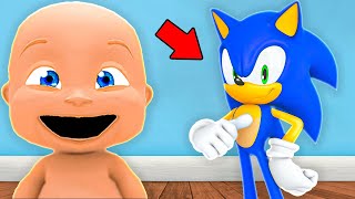 Baby Meets SONIC!