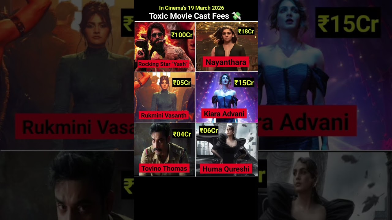 Toxic Movie Cast Fees? 💸 