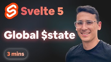 Svelte 5: Global $state