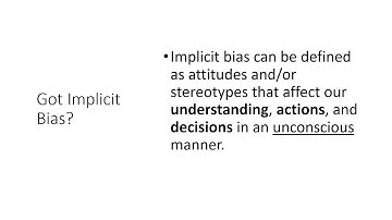 Got Implicit Bias Session 2