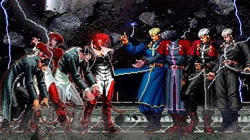 [KOF Mugen] Zombie Iori Yagami Team vs Goenitz Team
