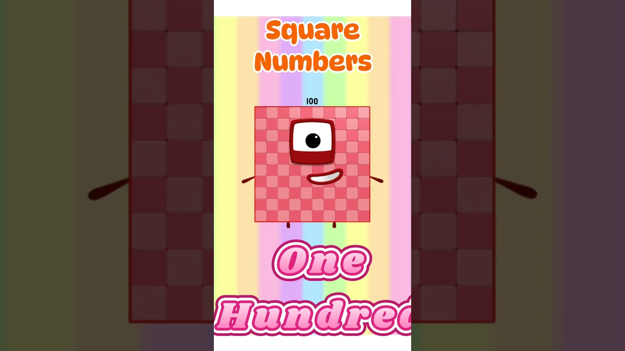 NUMBERBLOCKS SQUARE CLUB | LEARN SQUARE NUMBERS 