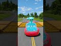 Pixar Cars Orange Spiked Twin Tries to Survive the Lava in BeamNG.drive