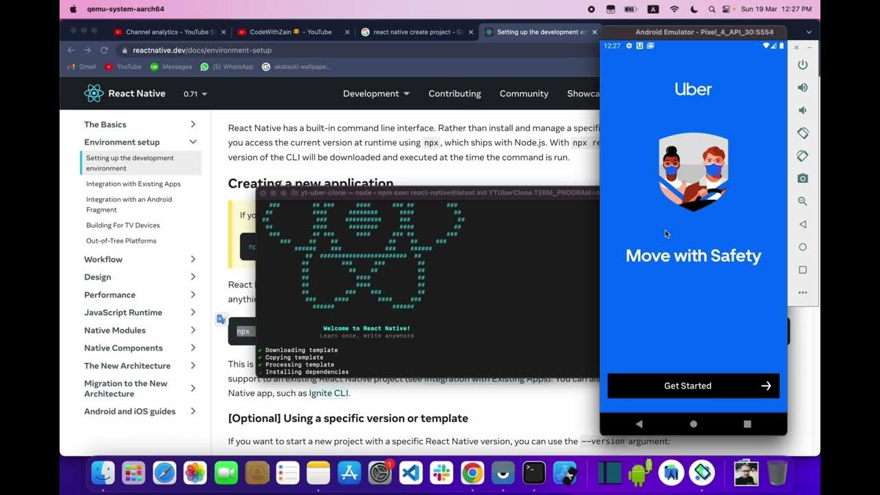 Lets Build Uber Clone | Introduction | React Native Tutorial - 01 - YouTube