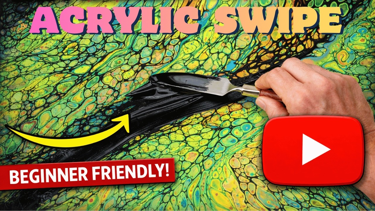 Fluid Art ~ The Swipe Technique 🥰