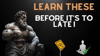 8 Lessons Men Learn TOO LATE!