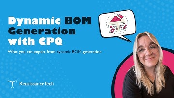 Dynamic BOM Generation with CPQ