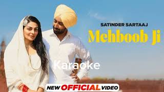 Mehboob ji by sitandar sartaaj #karaoke #sample