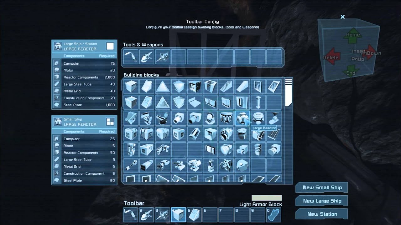 Space Engineers Episode 2: Basic Mining Ship - YouTube