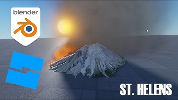 How I Made Mt. St. Helens Volcano in Roblox Studio