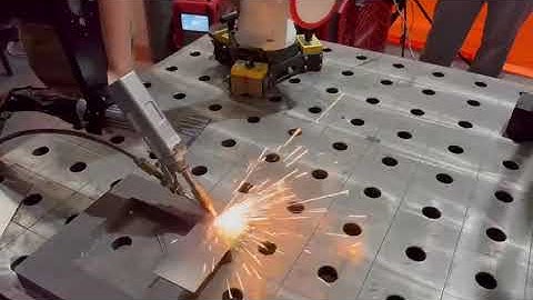 Megmeet LUX series air-cooled laser welding machine + cobot welding system!