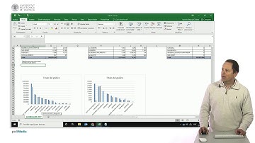 Excel. Consolidar datos y gráficos de varias hojas en una | 5/52 | UPV