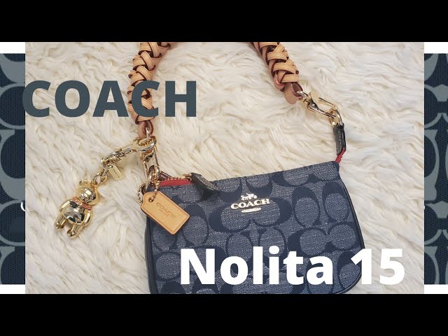 Coach Nolita 15 in Signature Chambray
