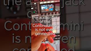 #continuumini as an expresive midi controller for the #maschineplus in standalone modus