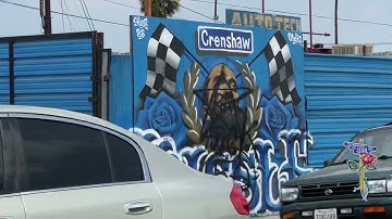 Nipsey Hussle Mural defaced May 2021