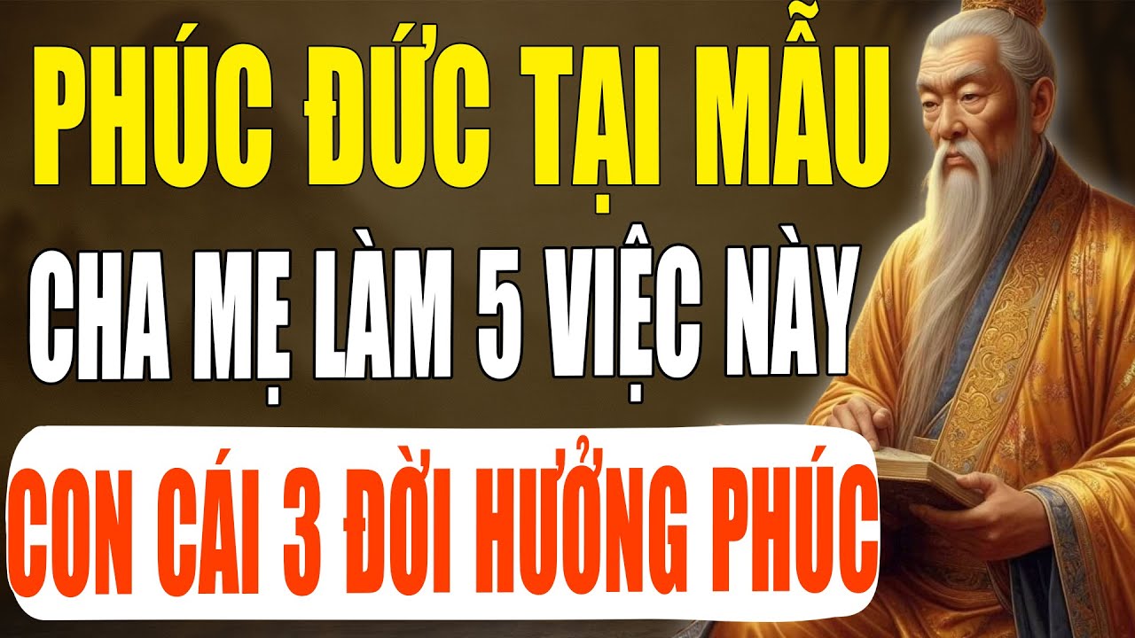 Outline Video Cổ Nhân Dạy: Phúc Đức Tại Mẫu, Cha Mẹ Làm 5 Việc Này Con Cháu Hưởng Phúc Giàu Sang, 3 Đời Hưng Thịnh