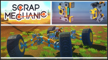 Scrap Mechanic - SUSPENSIONS WITH WELDING TOOL - update 0.1.27