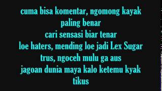 ECKO SHOW Feat Young lex - Bodo Amat ( With Lyrics )